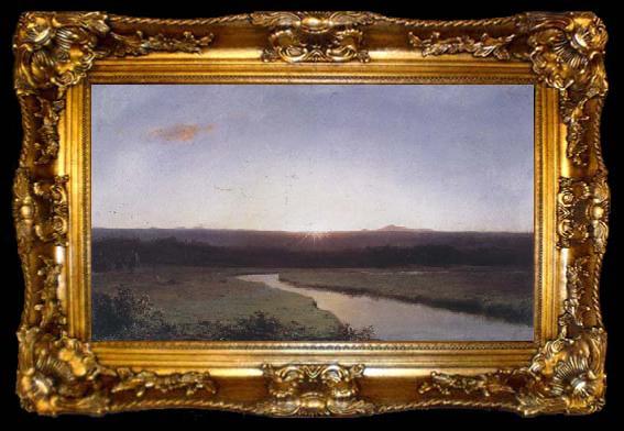 framed  Frederic E.Church Sunrise, ta009-2